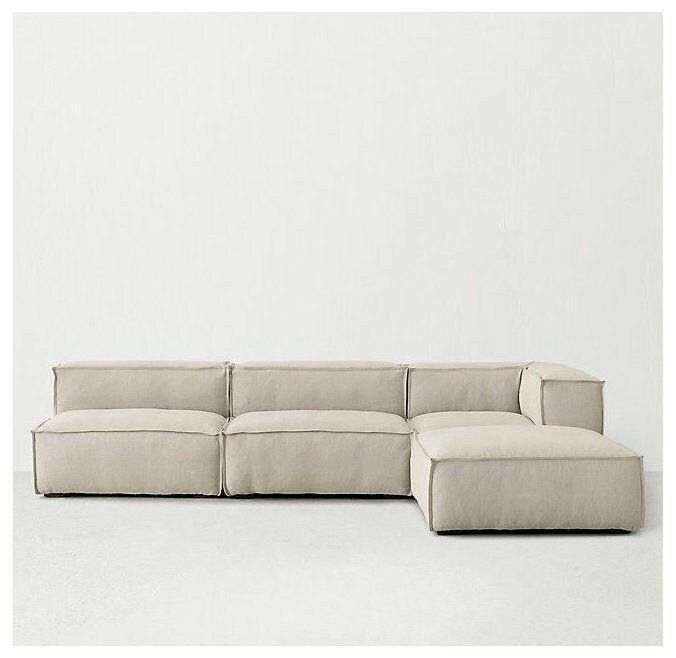 Contemporary Beige Modular Sofa – Comfortable & Stylish