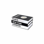 City Book Decor (Paris, London, NY)