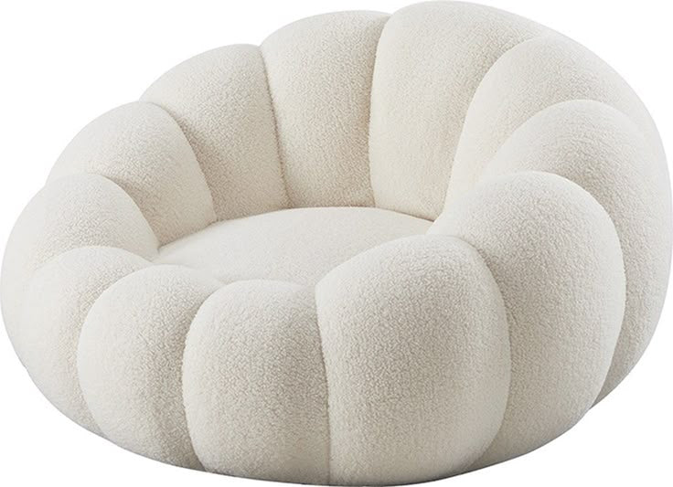 Cloud Accent Chair in White – Plush & Stylish Comfort