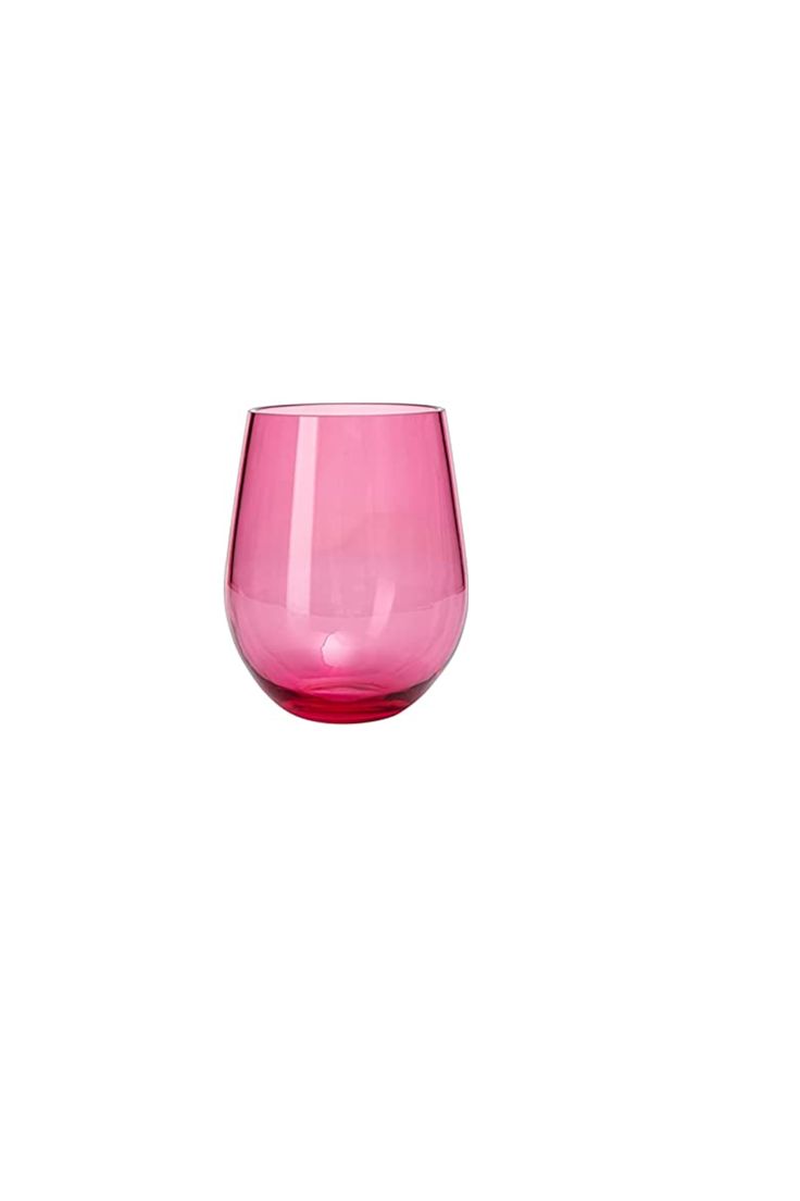 Set of Modern Pink Drinking Glasses – Elegant Home Essentials (4pcs)